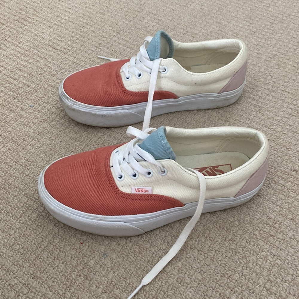 colorblock platform vans